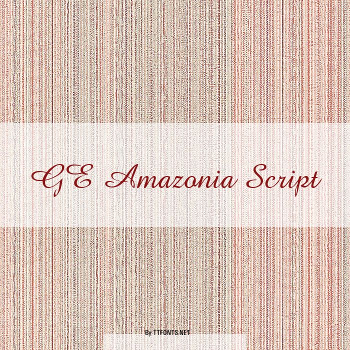GE Amazonia Script example
